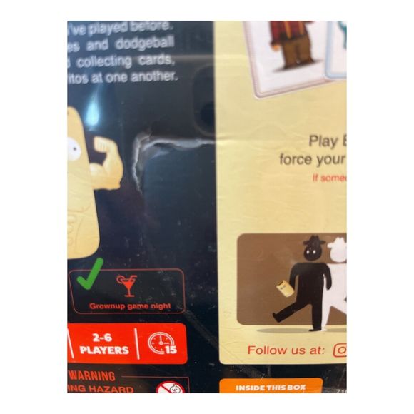 Throw Throw Burrito by Exploding Kittens A Dodgeball Card Game Brand NEW - Picture 4 of 4